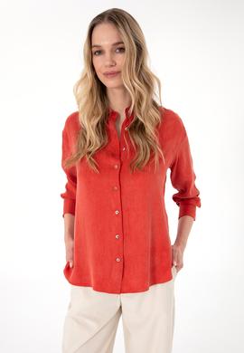 Kadın Pudra Uzun Kollu Gömlek - 50293971003