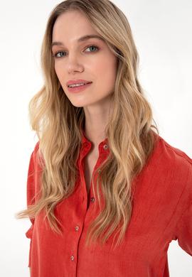 Kadın Pudra Uzun Kollu Gömlek - 50293971003