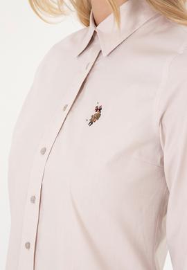 Kadın Taş Uzun Kollu Basic Gömlek - 50295710083