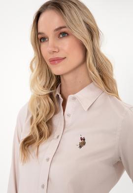 Kadın Taş Uzun Kollu Basic Gömlek - 50295710083