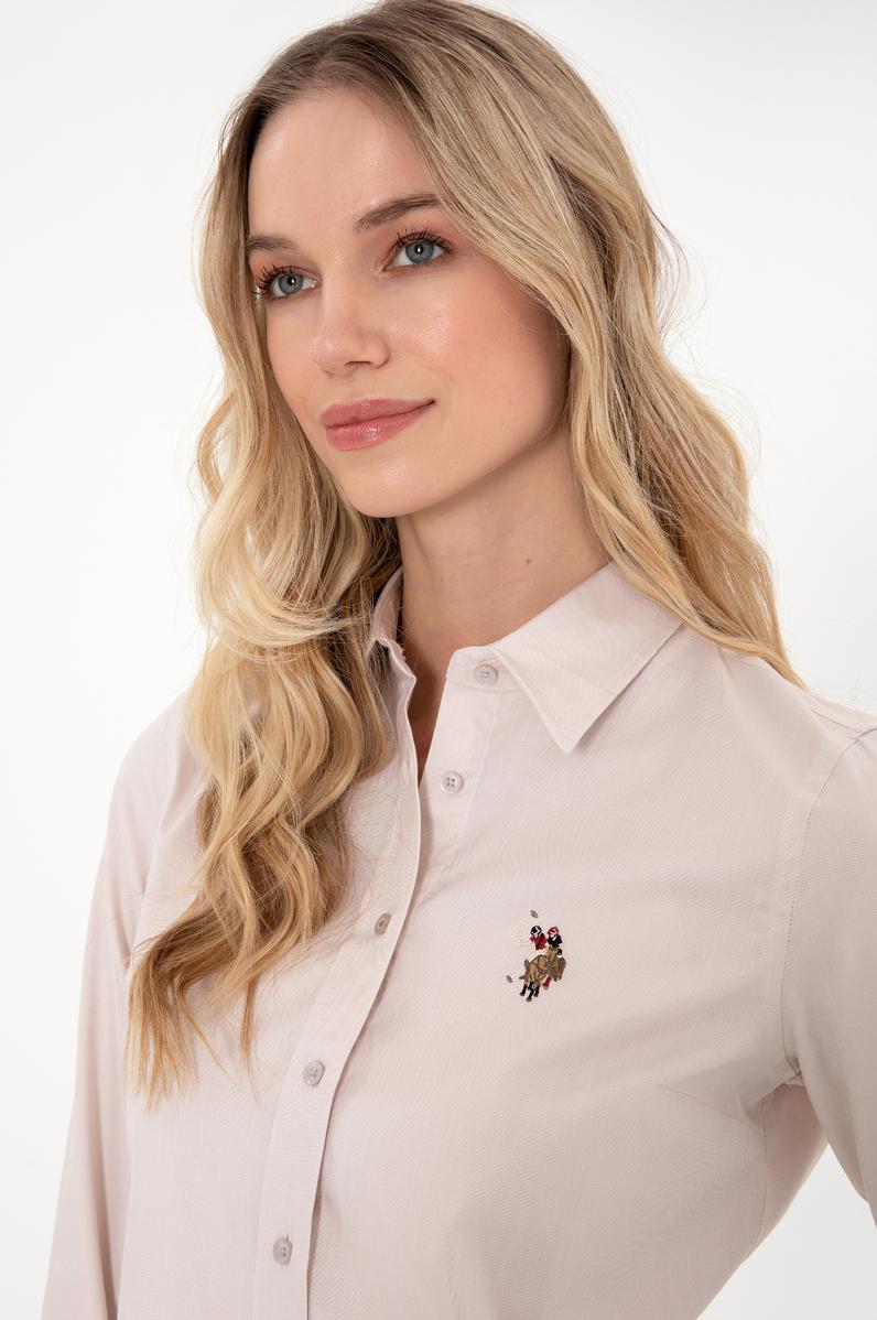 Kadın Taş Uzun Kollu Basic Gömlek