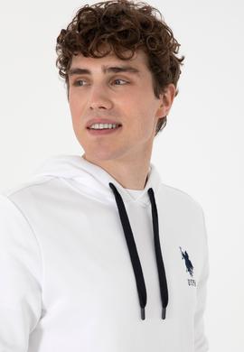 Erkek Beyaz Basic Sweatshirt - 50289059129