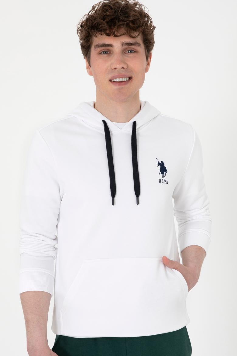 Erkek Beyaz Basic Sweatshirt - 50289059129