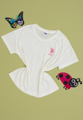 Kız Çocuk Beyaz Tişört - 50300842005