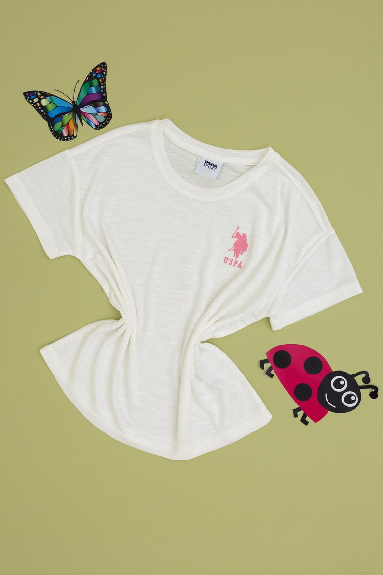 Kız Çocuk Beyaz Tişört