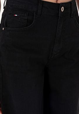 Kadın Siyah Loose Fit Jean Pantolon - 50308350007