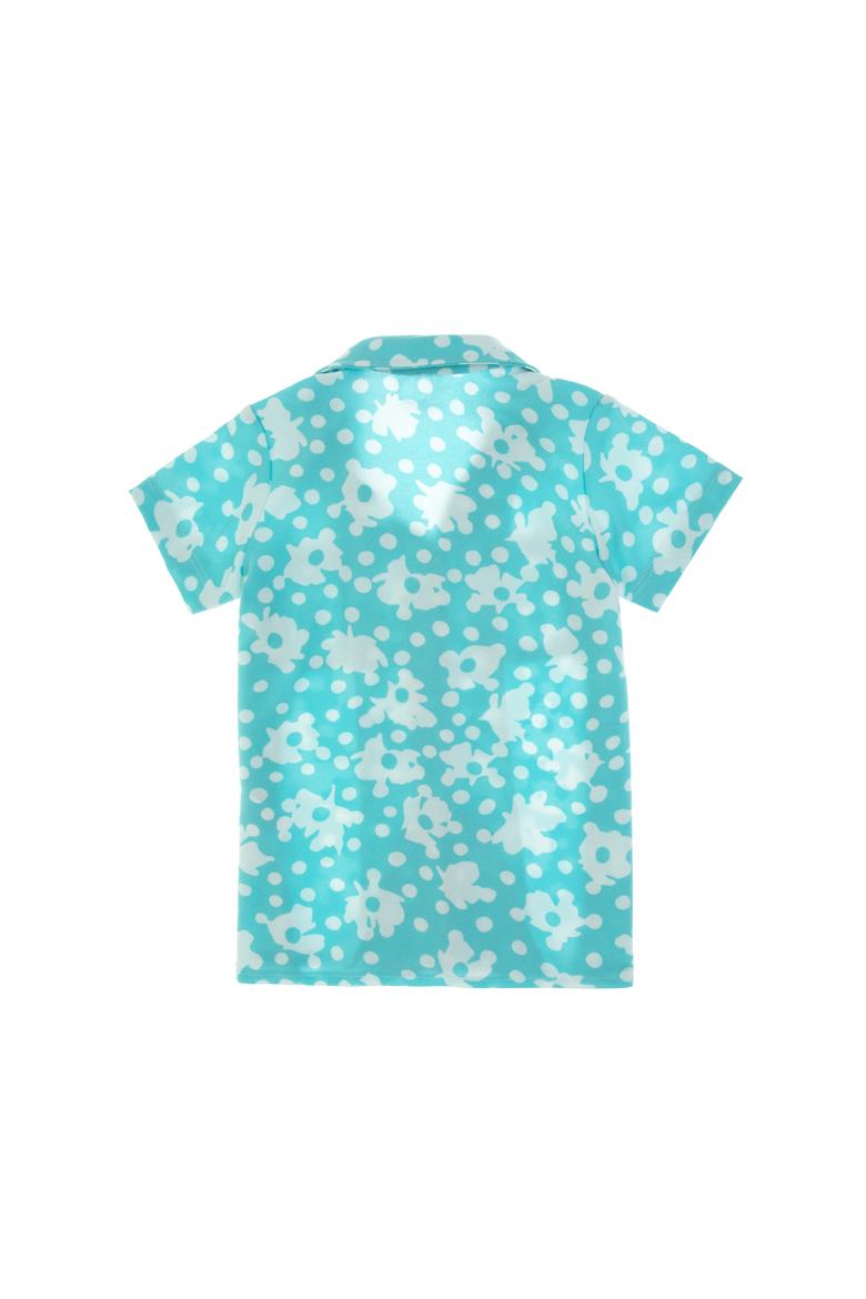 Kız Çocuk Mint Örme Gömlek - 50283391011