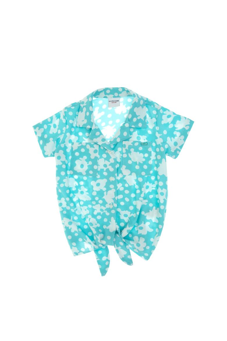 Kız Çocuk Mint Örme Gömlek - 50283391011