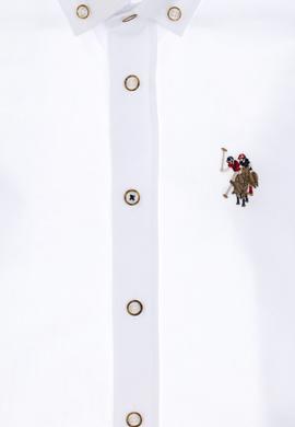 Erkek Çocuk Beyaz Uzun Kollu Basic Gömlek - 50298017010