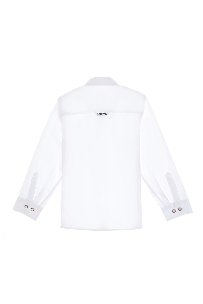Erkek Çocuk Beyaz Uzun Kollu Basic Gömlek - 50298017010