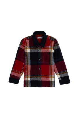 Erkek Çocuk Kırmızı Uzun Kollu Gömlek - 50292973006