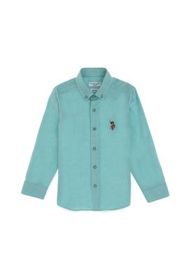 Erkek Çocuk Mint Uzun Kollu Basic Gömlek - 50298017080