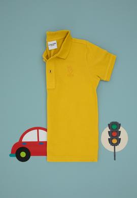 Erkek Çocuk Sarı Basic Tişört - 50298049338