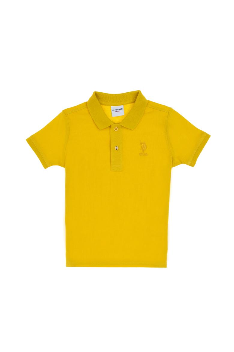 Erkek Çocuk Sarı Basic Tişört - 50298049338