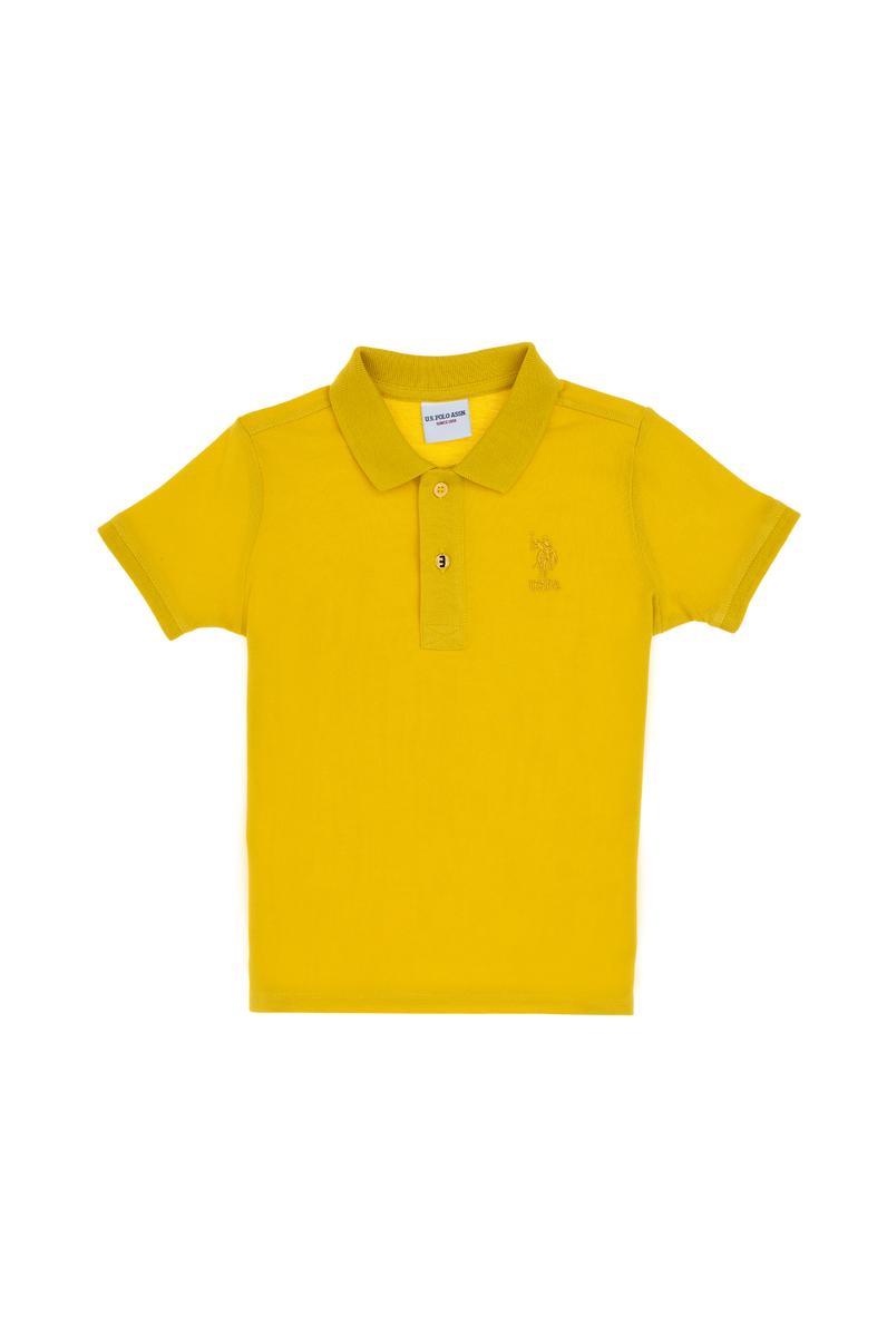 Erkek Çocuk Sarı Basic Tişört