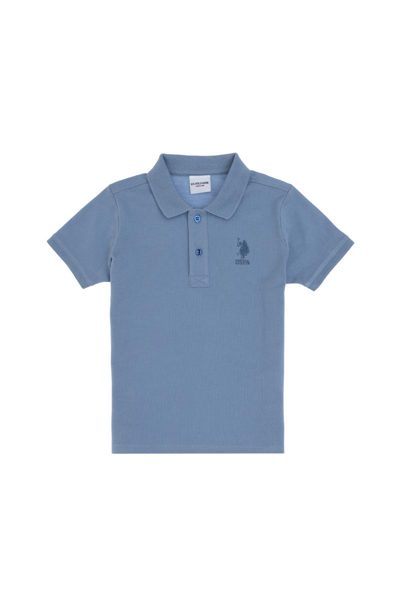 Erkek Çocuk Mavi Basic Tişört