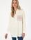Kadın Krem Uzun Kollu Tunik Gömlek