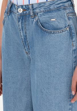 Kadın Açık Mavi Loose Fit Jean Pantolon - 50304321006