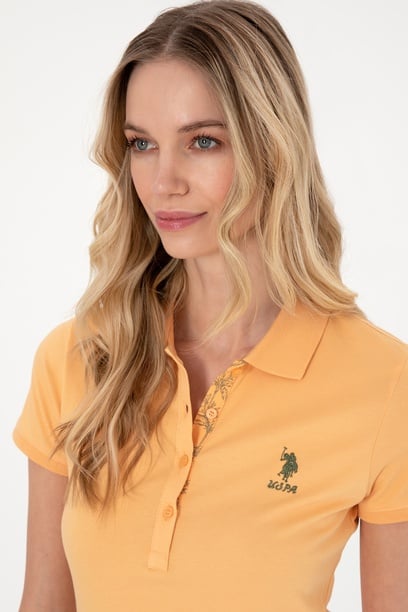 Kadın Kavun Basic Polo Yaka Tişört