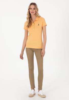 Kadın Kavun Basic Polo Yaka Tişört - 50307689017