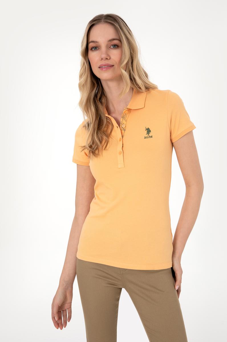 Kadın Kavun Basic Polo Yaka Tişört
