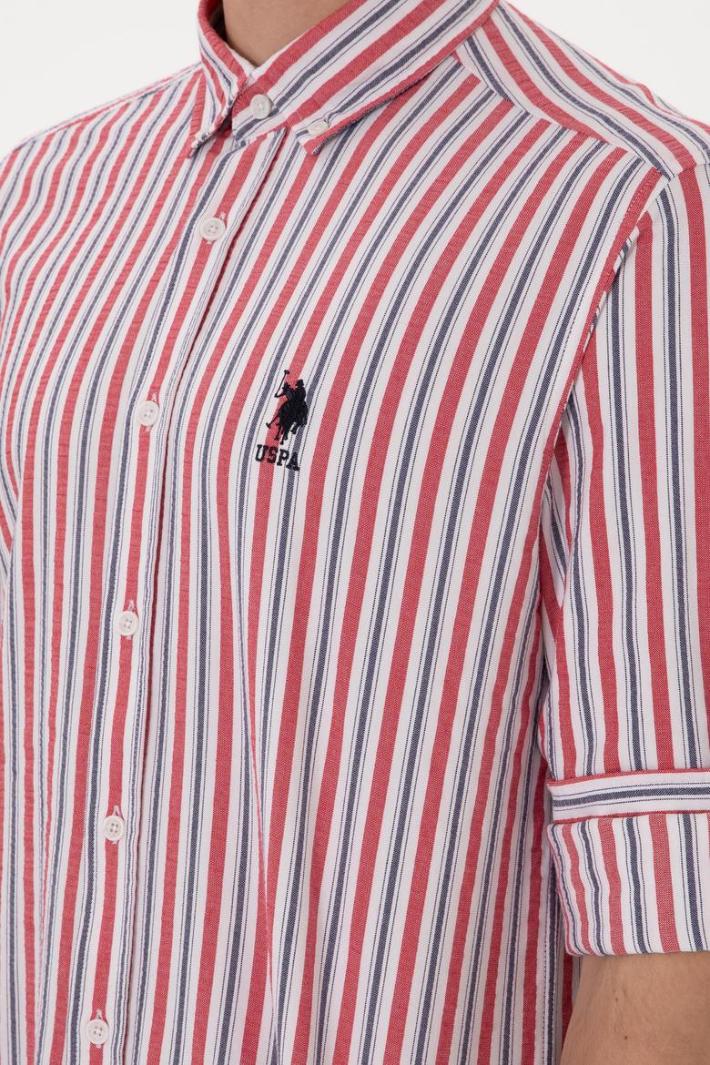 Erkek Kırmızı Uzun Kollu Gömlek - 50306326014