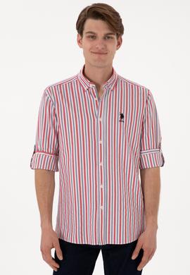 Erkek Kırmızı Uzun Kollu Gömlek - 50306326014