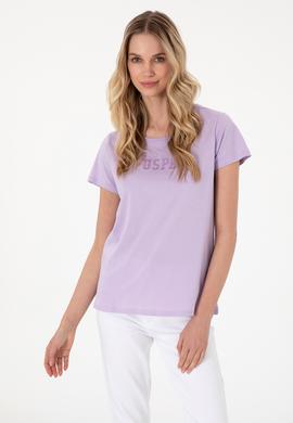Kadın Lila Tişört - 50297454112