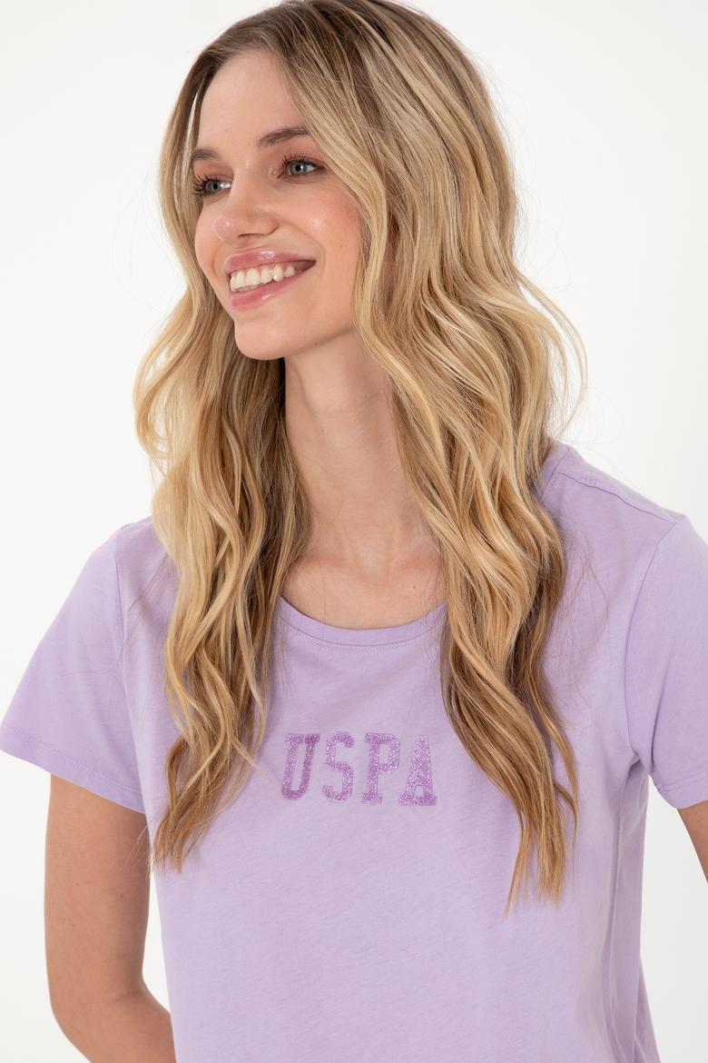 Kadın Lila Tişört - 50297454112