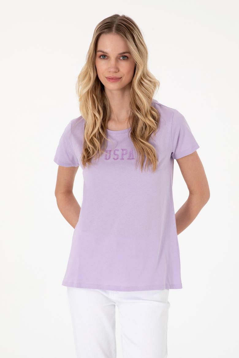 Kadın Lila Tişört - 50297454112