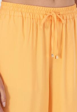 Kadın Turuncu Loose Relax Fit Kanvas Pantolon - 50300357056