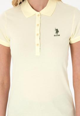 Kadın Limon Basic Polo Yaka Tişört - 50300896294