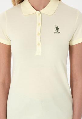 Kadın Limon Basic Polo Yaka Tişört - 50307689033