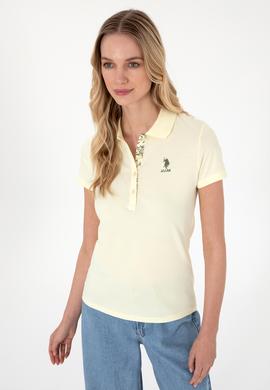 Kadın Limon Basic Polo Yaka Tişört - 50307689033