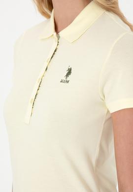 Kadın Limon Basic Polo Yaka Tişört - 50307689033