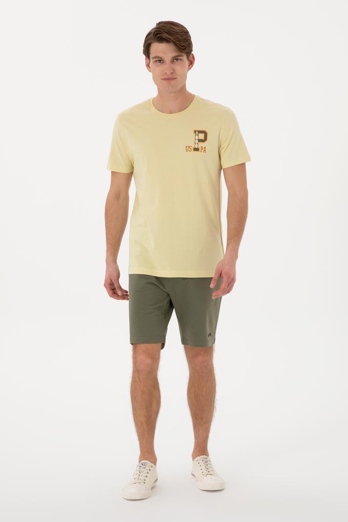 Erkek Koyu Haki Örme Şort