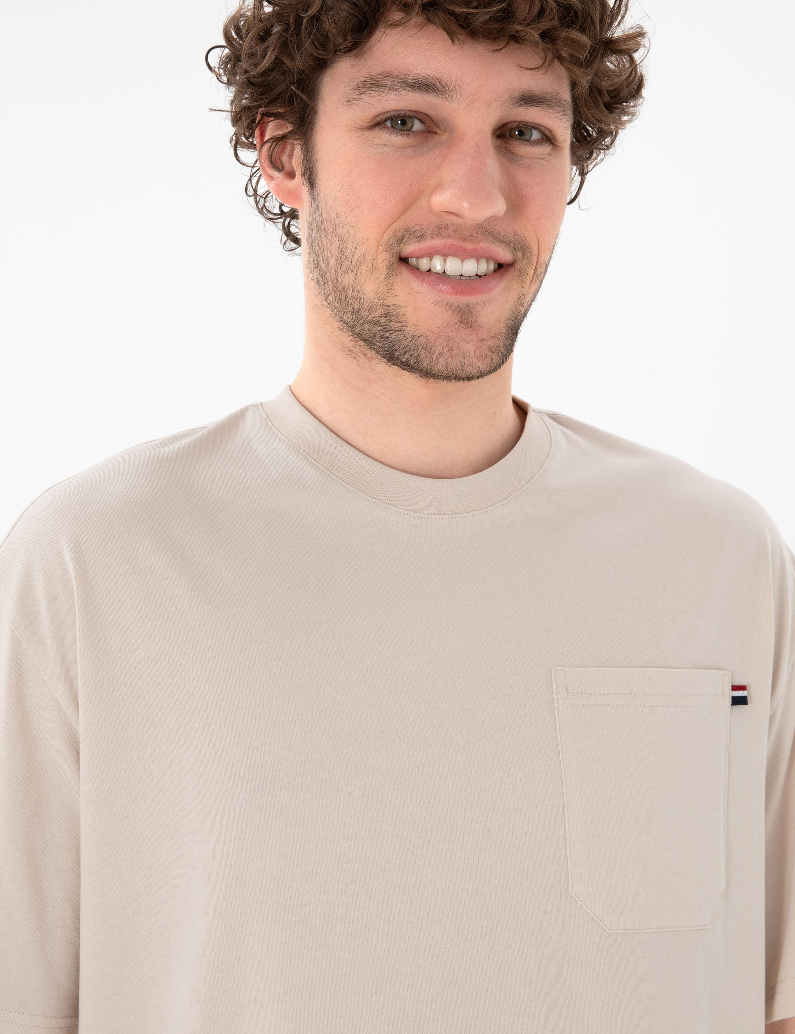 تی شرت یقه گرد ریلکس یقه گرد مردانه یو اس پولو | U.S. Polo Assn. - تصویر 3