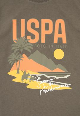 Erkek Çocuk Haki Bisiklet Yaka Tişört - 50307145015