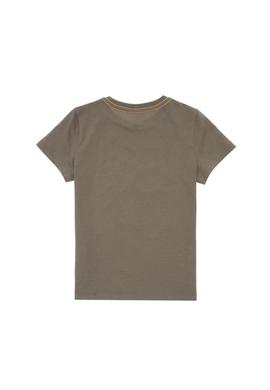 Erkek Çocuk Haki Bisiklet Yaka Tişört - 50307145015