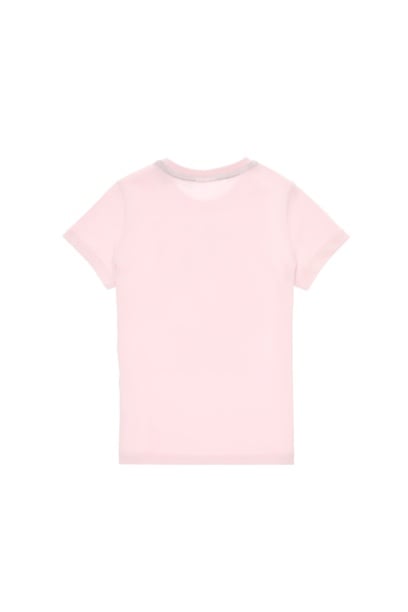 Erkek Çocuk Açık Pembe Bisiklet Yaka Tişört