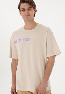 Erkek Comfort Fit Bisiklet Yaka Taş Tişört - 50306904030