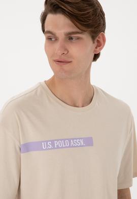 Erkek Comfort Fit Bisiklet Yaka Taş Tişört - 50306904030