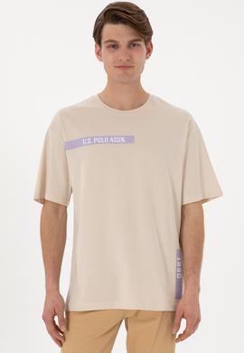 Erkek Comfort Fit Bisiklet Yaka Taş Tişört - 50306904030