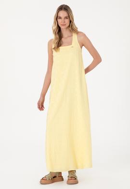 Kadın Limon Dokuma Elbise - 50299173022