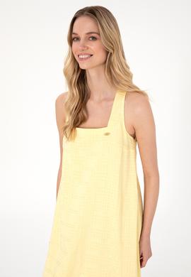 Kadın Limon Dokuma Elbise - 50299173022