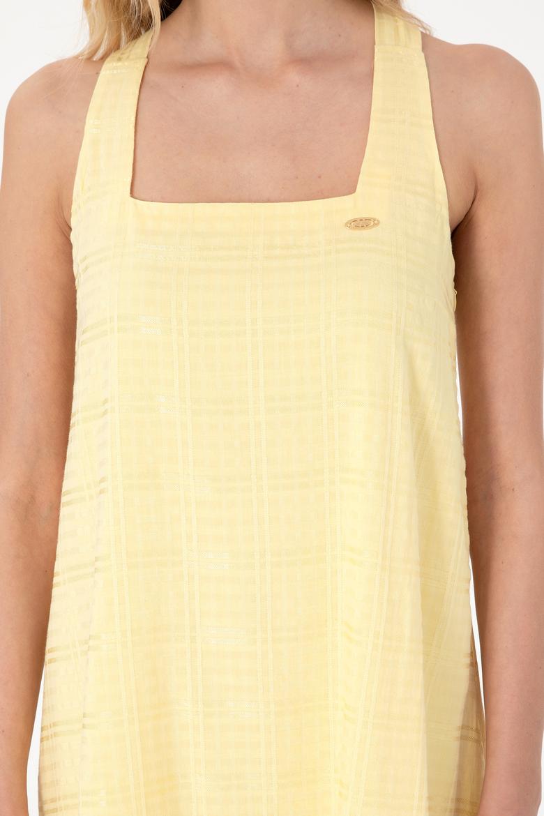 Kadın Limon Dokuma Elbise - 50299173022