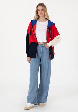 Kadın Kırmızı Sweatshirt - 50292445012