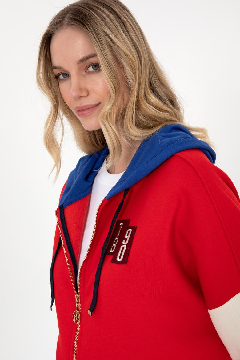 Kadın Kırmızı Sweatshirt - 50292445012