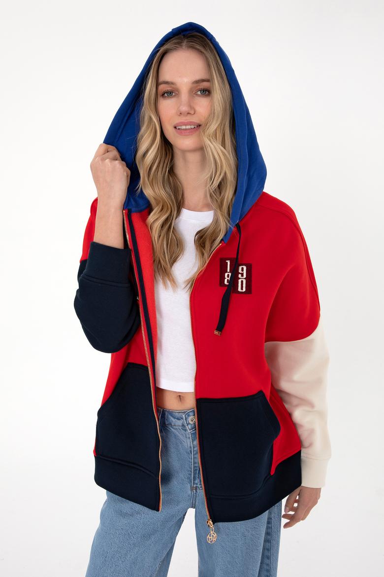 Kadın Kırmızı Sweatshirt - 50292445012