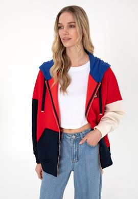 Kadın Kırmızı Sweatshirt - 50292445012